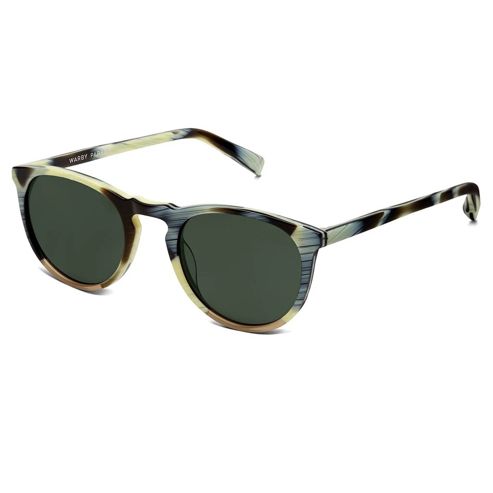 Haskell in Pearl Horn and Toffee - Warby Parker